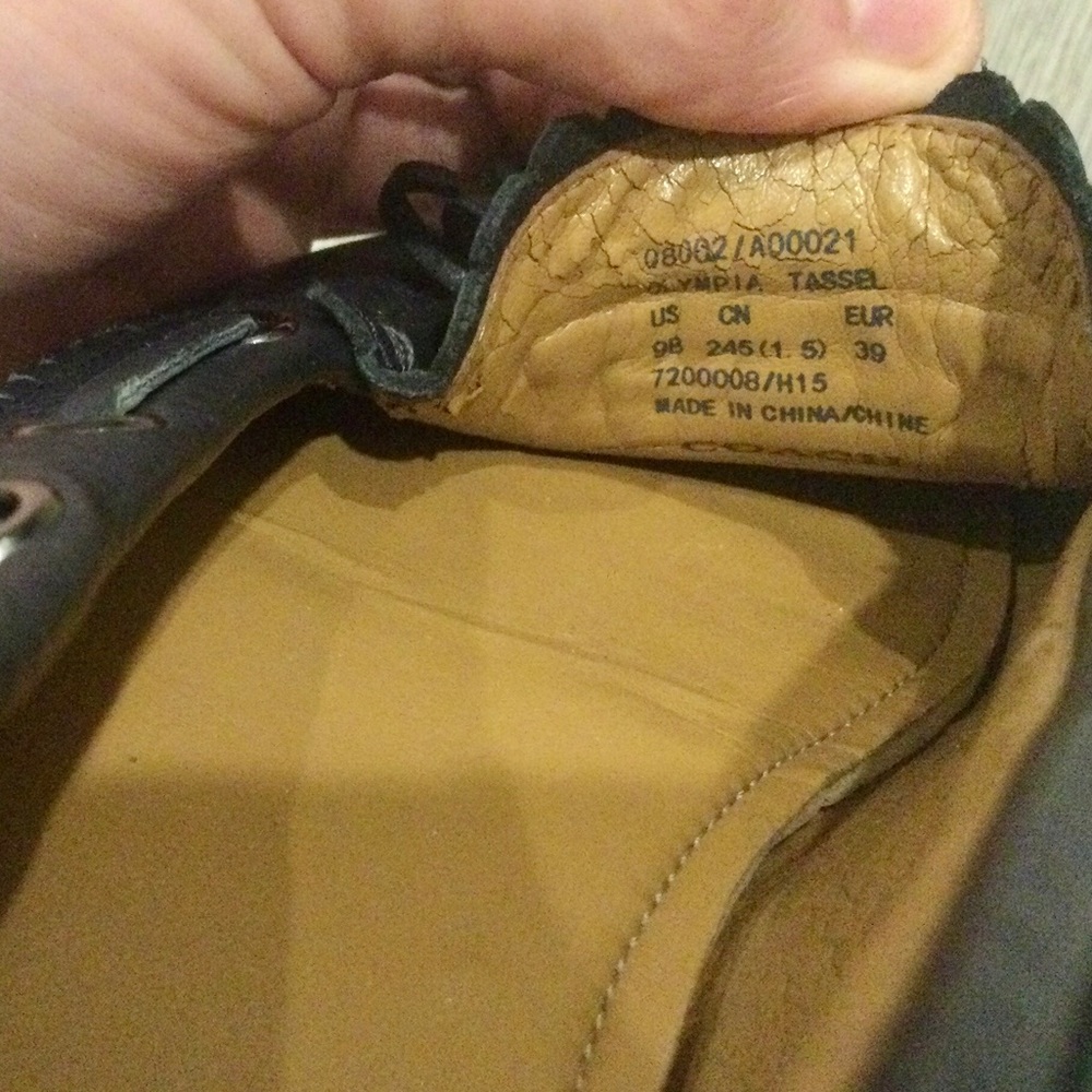 COACH LEATHER LOAFERS. Practically unworn. - Picture 4 of 7